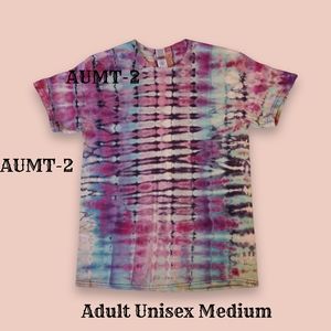 Hand dyed cotton tee, adult Unisex size medium